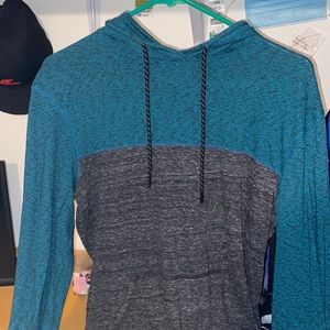 sweater from Urban Pipeline, small in men, and blue/grey.